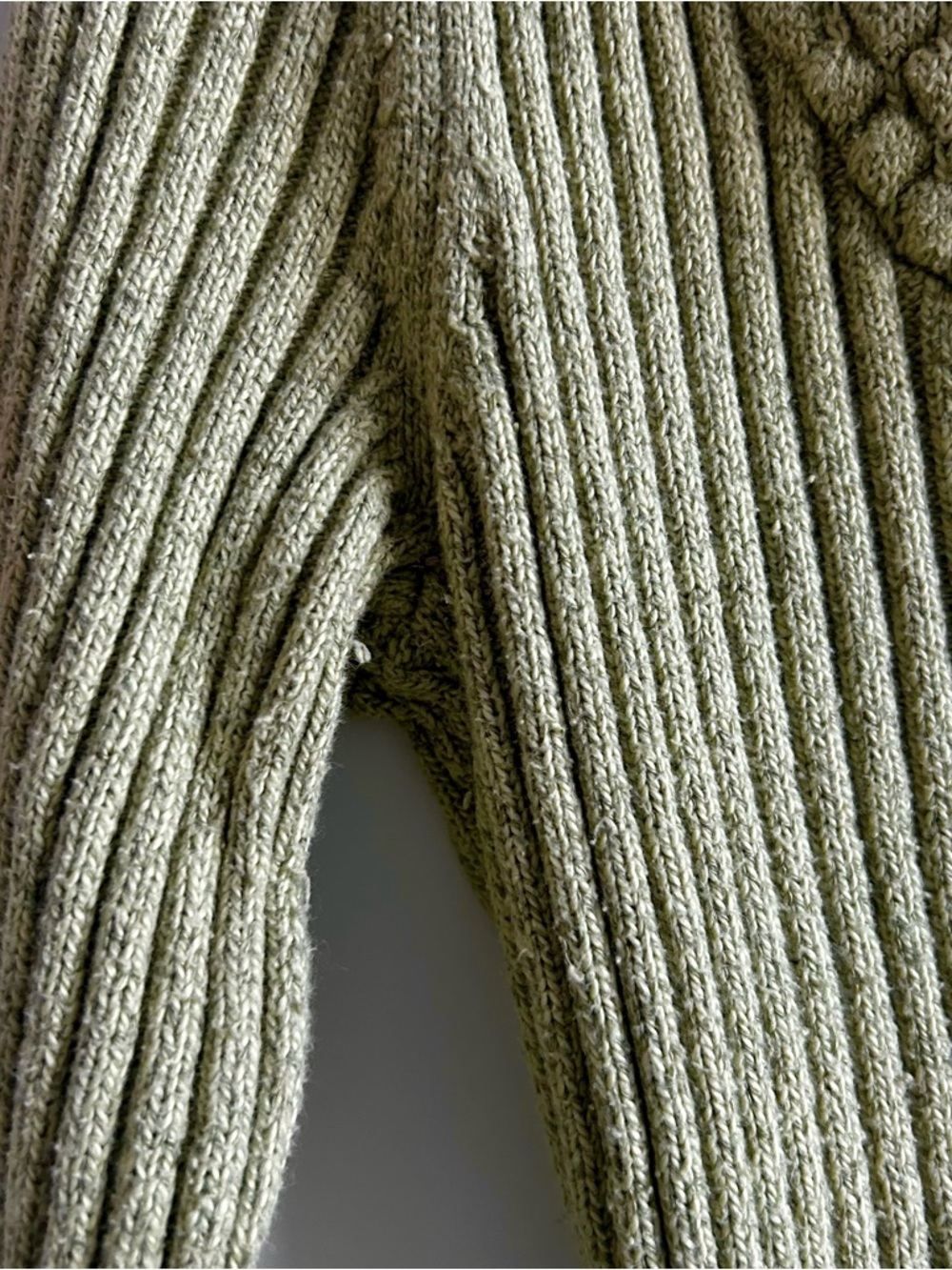 Sundance Green Ribbed Knit Sweater - Picture 3 of 6